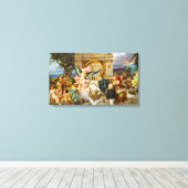 古代ギリシャの神々と女神オン山パルナッサス キャンバスプリント (インサイチュ (ウッドフロア))