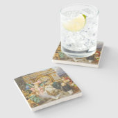 古代ギリシャの神々オン山パルナッソス ストーンコースター (横)