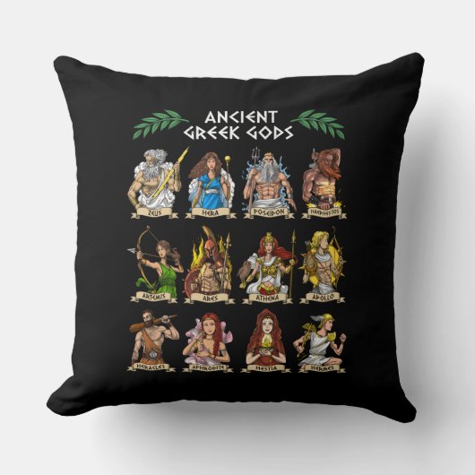 古代ギリシャの神々 クッション (正面)
