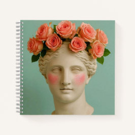 古代ギリシャの花の女性ノートブック ノートブック