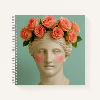 古代ギリシャの花の女性ノートブック ノートブック