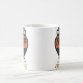 古代ギリシャの陶芸 コーヒーマグカップ (中央)
