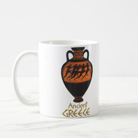 古代ギリシャの陶芸 コーヒーマグカップ (左)