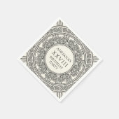 古代ギリシャまたはローマをテーマにした誕生日パーティー スタンダードカクテルナプキン (角)