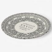 古代ギリシャまたはローマをテーマにした誕生日パーティー ペーパープレート (アングル)