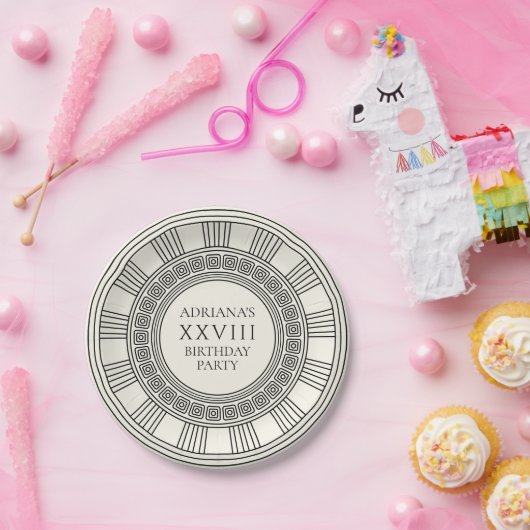 古代ギリシャまたはローマをテーマにした誕生日パーティー ペーパープレート (パーティー)