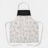 古代ギリシャクラシカルの歴史パターン エプロン (正面)