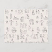 古代ギリシャクラシカルの歴史パターン シーズンポストカード (正面)