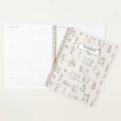 古代ギリシャクラシカルの歴史パターン プランナー手帳 (ディスプレー)