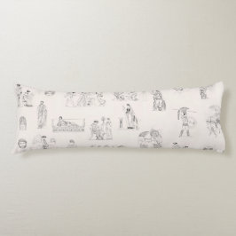 古代ギリシャクラシカルの歴史パターン ボディピロー