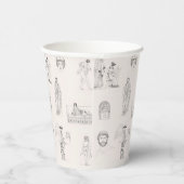 古代ギリシャクラシカルの歴史パターン 紙コップ (右)