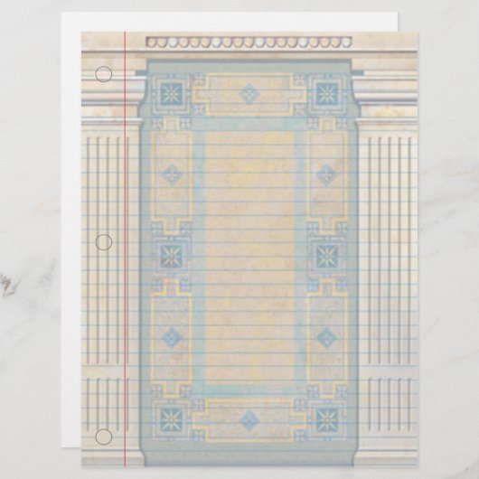 古代ギリシャファンタジーノート紙 (正面/裏面)