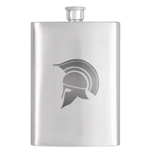 古代ギリシャ人のスパルタ式のヘルメット フラスク (正面)