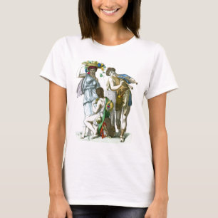 古代ギリシャ人のミュージシャンおよび田舎の人たち Tシャツ