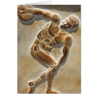 古代ギリシャ人の円盤投げ選手- Discobolus