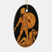 古代ギリシャ人の恋人のクリスマスのオーナメント セラミックオーナメント (右)