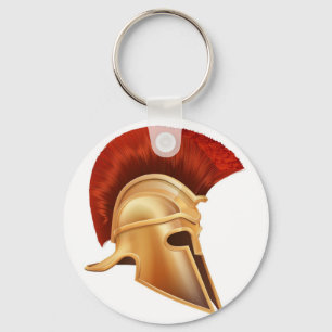 古代ギリシャ人の戦士のヘルメット キーホルダー
