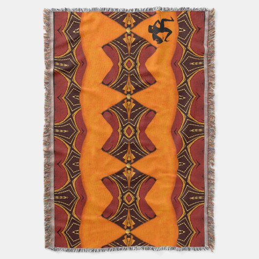 古代ギリシャ人の戦士は綿のブランケットのスタイルを作りました スローブランケット (正面縦)