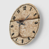 古代ギリシャ人の石 ラージ壁時計 (傾斜)