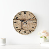 古代ギリシャ人の石 ラージ壁時計 (ホーム)