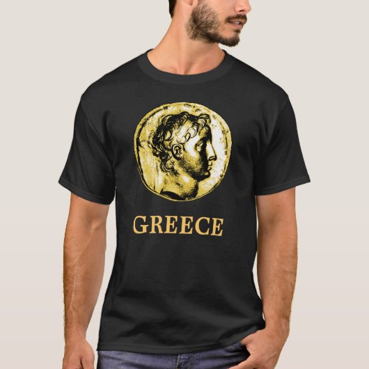 古代ギリシャ人の硬貨T Tシャツ (正面)