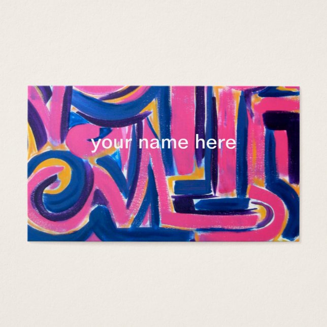 古代ギリシャ人の落書き-手塗り抽象美術 (正面)