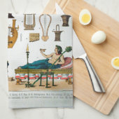 古代ギリシャ人 キッチンタオル (四つ折り)