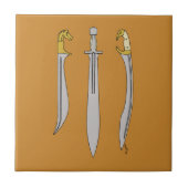 古代ギリシャ刀3本 タイル (正面)