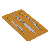 古代ギリシャ刀3本 マグネット (右側)