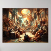 古代ギリシャ哲学ホール素晴らしスクール ポスター (正面)