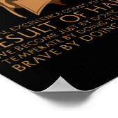 古代ギリシャ哲学 – 習慣の結果 – Arist ポスター (角)