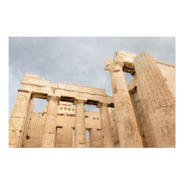古代ギリシャ建築の詳細 フォトプリント           