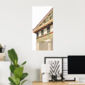 古代ギリシャ建築、 アテナの神殿 ポスター (ホームオフィス)