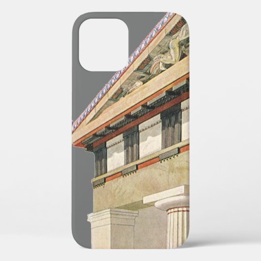 古代ギリシャ建築、 アテナの神殿 Case-Mate iPhoneケース (裏面)