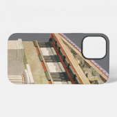 古代ギリシャ建築、 アテナの神殿 iPhoneケース (裏面横)