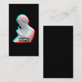 古代ギリシャ彫刻の美的な気化のきらめき 名刺 (正面/裏面)