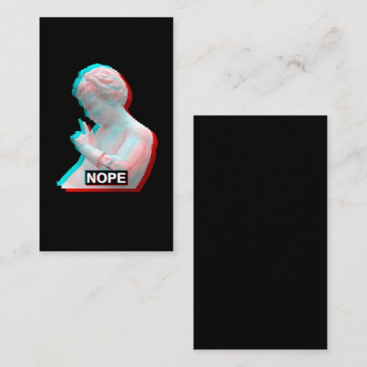 古代ギリシャ彫刻の美的な気化のきらめき 名刺 (正面/裏面)