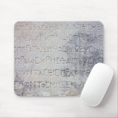 古代ギリシャ文化のepigraphの石はEphesusで、見つけました マウスパッド (マウス)