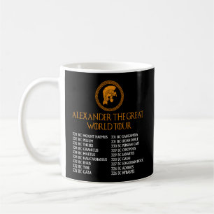 古代ギリシャ歴史世界に対するアレキサンダー素晴らしス コーヒーマグカップ