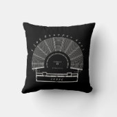 古代ギリシャ演劇建築スケッチ クッション (裏面)