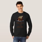 古代ギリシャ神話と悲劇メデアがジャスを愛する Tシャツ (正面フル)