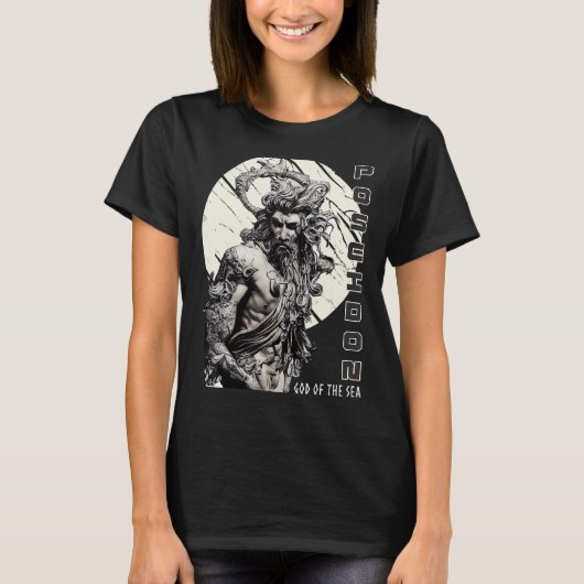古代ギリシャ神話の海の神 Tシャツ (正面)
