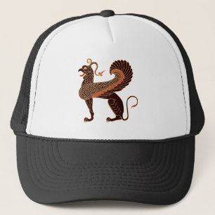 古代ギリシャ神話の獣グリフィン キャップ