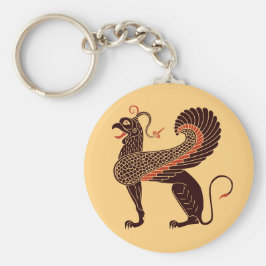 古代ギリシャ神話の獣グリフィン キーホルダー