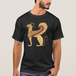 古代ギリシャ神話の獣グリフィンTシャツ Tシャツ