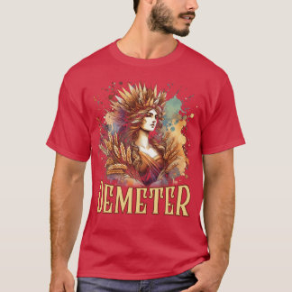 古代ギリシャ神話好き 豊穣の女神 デメテル Tシャツ