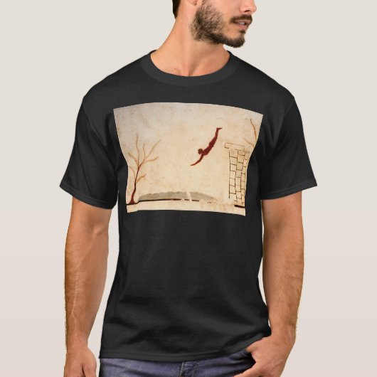 古代ギリシャ絵を描のC.470 Bc – ダイビングの墓 Tシャツ (正面)