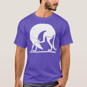 古代ギリシャ美術スパルタングレイハウンド狩り犬 Tシャツ