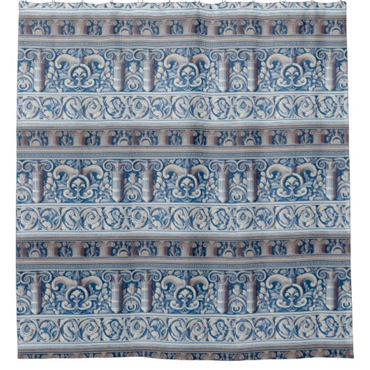 古代ギリシャ語 シャワーカーテン (正面)