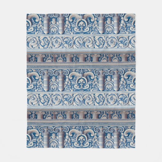 古代ギリシャ語 フリースブランケット (正面)